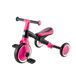 Globber Driewieler Learning 2-in-1 - Driewieler evolutionair en loopfiets voor peuters van 1 tot 3 jaar, fuchsia roze