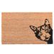 Esschert Design Paillasson 40 x 60 cm Fibre de coco/PVC Brun/Noir
