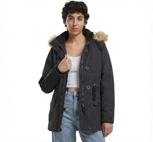 Brandit Nila Parka jas Zwart 4XL