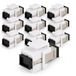 1aTTack.de 10x glasvezel keystone-connectoren OM1 of OM2 (UPC of PC) SC-simplex female naar SC-simplex female multimode beige