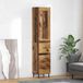 vidaXL Hoge kast, gerecycled hout, 34,5 x 34 x 180 cm, houtvezel