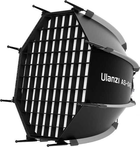 Ulanzi AS-045 Quick Release Achthoekige Softbox - Met Rooster - 45cm
