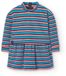 Boboli Velours Robe à Manches Longues à Rayures Multicolore 24 Mois Fille