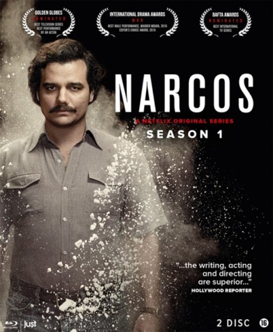 3 Dvd Digipack Slipcase Narcos - Seizoen 1 (Blu-ray