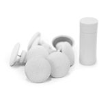 Pinion Pins Witte stoffen magnetische dekbedclips met magnetische sleutel voor eenvoudige verwijdering. Pakket van 16 dekbedbevestigingsmiddelen die veilig vergrendelen en tot 4,5 kg houden