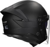 LS2 OF618 Verso II Solid Mat Zwart Jethelm - Helm