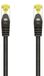 Câble réseau RJ45 lszh cat.7 600 mHz s/ftp pimf AWG26 - Noir - 1 m