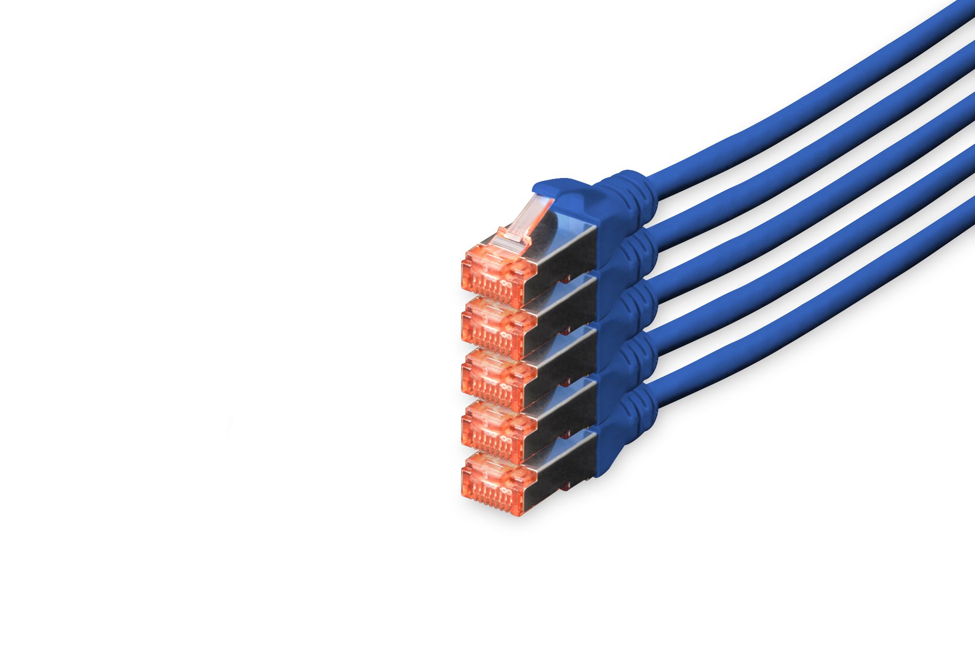 Digitus DK-1644-100-B-5 - Netwerkkabel - 10 m - blauw