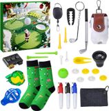 Golfsport Calendrier de l'Avent 2026 pour Adultes - Adolescents et Hommes - 24 Jours d'Accessoires de Golf - Père