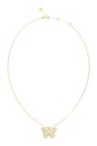 GUESS Borboleta 16-18" Necklace Yellow Gold goudkleurig