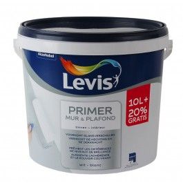 Levi's primer muur en plafond 10l+2l gratis wit