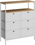 Vicco Belaro Ladekast – 80 x 95 cm 6 laden Wit