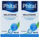 Phital Melatonine 0,1 mg - 2 x 500 capsules - Voordeelverpakking