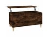 Maison Exclusive - Table basse chêne fumé, 90x44,5x45 cm, fibre de bois