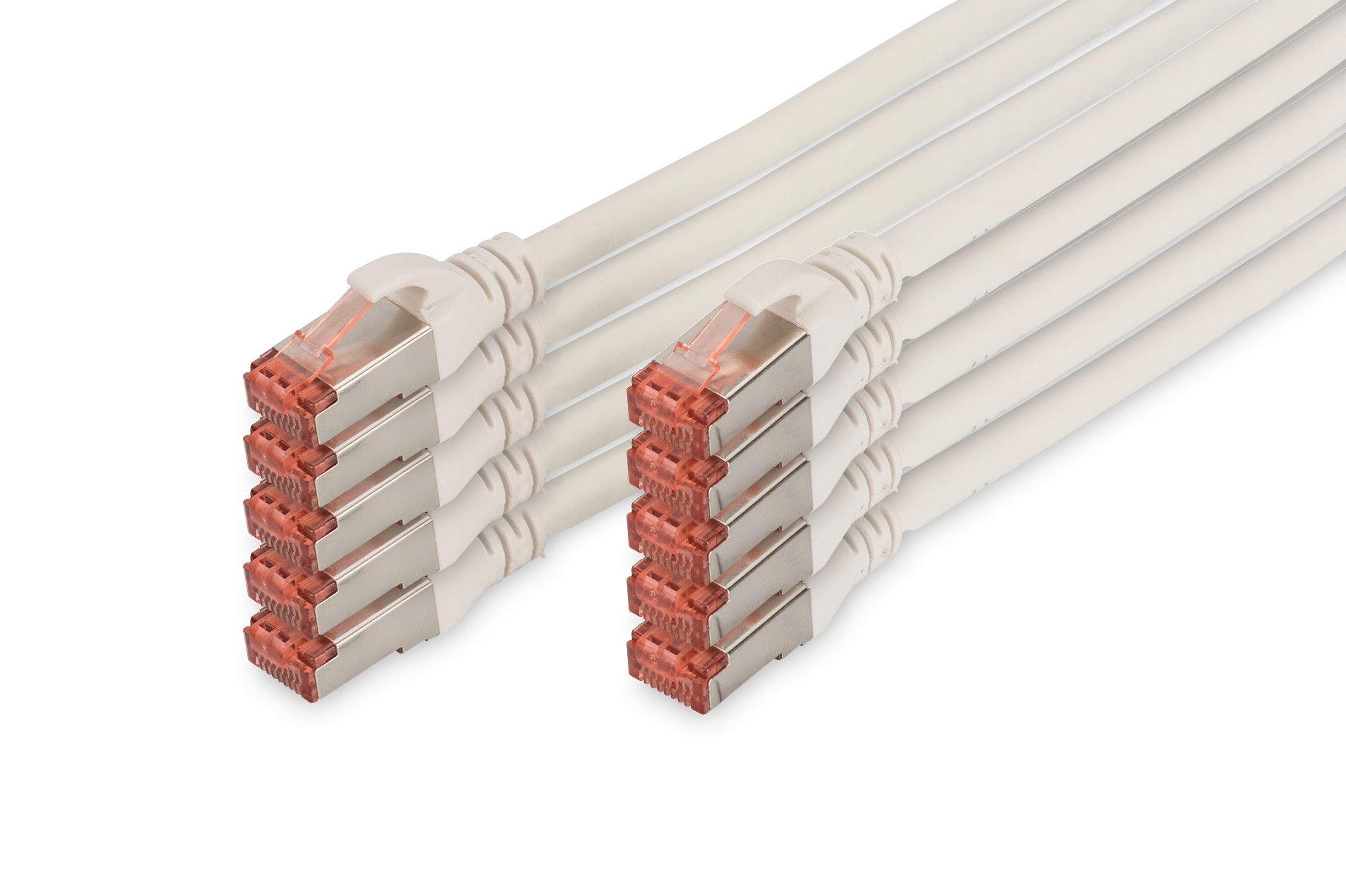 Digitus DK-1644-050-WH-10 - Netwerkkabel - 5 m - Wit
