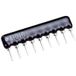 414077 Réseau de résistances 100 Ω SIP-8+1 0.125 W 1 pièce