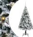 vidaXL Sapin de Noël artificiel avec 150 LED Blanc 150 cm