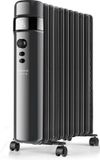 Taurus Alpatec - Zwarte Oliegevulde Radiator - 2500W - AGADIR 2500