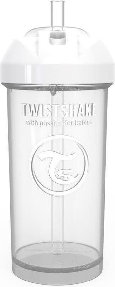 Twistshake Straw Cup 360ml White