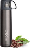 720°DGREE Thermosfles "Follow" - 700ml - RVS - Dubbelwandig - Grijs