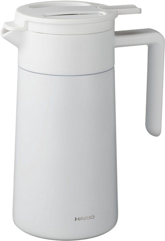 HARIO Dubbelwandige Thermal Pot met Keramische Coating - 600mL - Wit