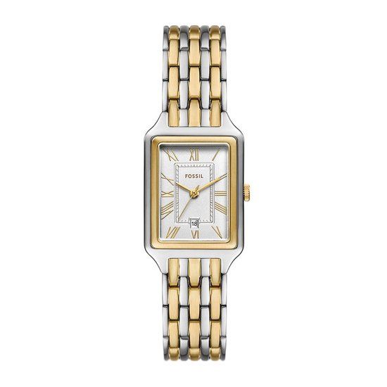 Fossil RAQUEL ES5368 Dames Horloge - Zilverkleurig - Staal - 23mm - 2024
