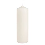 Rayher Stompkaars, crème, rond, 100% paraffine, hoogte 25 cm, 8 cm ø