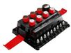 BEP Marine Slim Batterij-verdeelblok 3-polig Rood