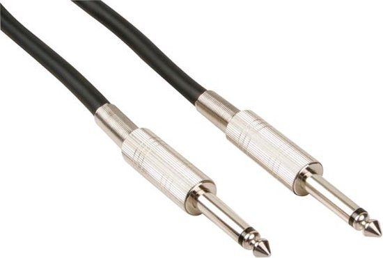 HQ-Power Luidsprekerkabel - 2 x Jack 6.35 mm - Mono - 3 m