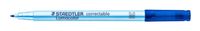 STAEDTLER Lumocolor 305 viltstift Medium Blauw
