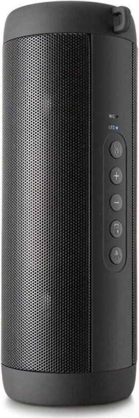 DrPhone T2 Pro – Draagbare Bluetooth Speaker – Bluetooth 5.0 - HD Gesprekken - IP5 Waterdicht – Zaklamp – 10 uur capaciteit – Eclipse Black