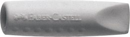 Faber-Castell Gum dop - Grip 2001 - Grijs - 2 stuks