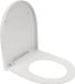 Plieger Kadett 300S Toiletbril - D-Vorm WC Bril - Duroplast - Wit - Met Deksel - RVS bevestiging