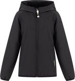 Schmuddelwedda Softshell blouson met capuchon voor kinderen, zwart, maat 92