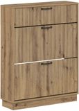 vidaXL Schoenenkast HOORN 78 x 24 x 100 cm Bewerkt hout