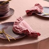 NOUS Living servet ruffle (45x45 cm) (set van 2)