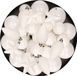 Decoris Kaemingk B.V. Kerstversiering kunststof kerstballen winter wit 6-8-10 cm pakket van 62x stuks