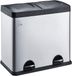 Shenzhen Haorui Industrial Technology Co., Ltd. Roestvrijstalen Vuilnisemmer 48 Litres - Pédale pour Cuisine avec Séparation des Déchets