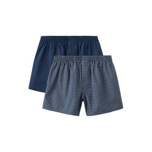 Mango Man wijde boxershorts - donkerblauw (set van 2)