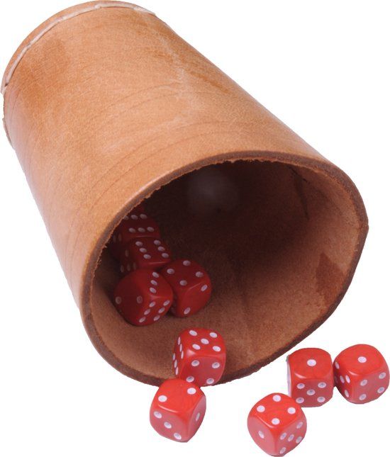 Longfield Games Pokerbeker Leder 10 cm