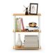 Furinno Gereedschaploze planken, hout, beuken/wit, one size