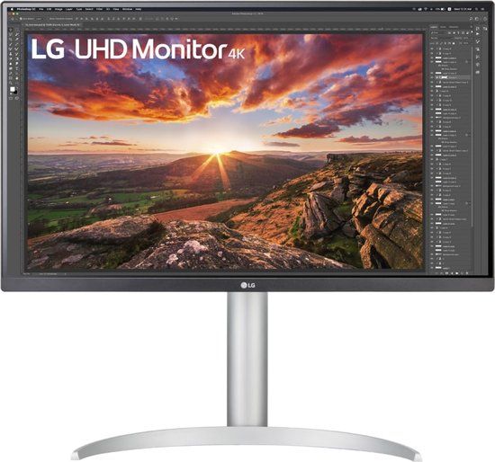 LG 27UP85NP-W 27" 4K Ultra HD LED Monitor - Silver