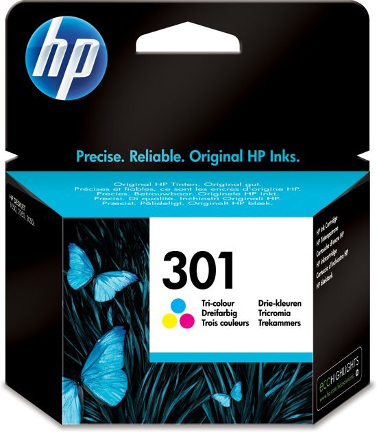 HP 301 - Inktcartridge / Kleur Ga voor originele XL cartridges en Print tot nog wel 50% goedkoper