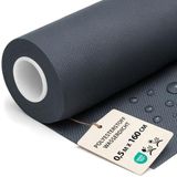 Outdoor Stof per Meter Waterafstotend Polyesterstof 0,5M x 160 cm – Tuinstof voor Zonnescherm Tuinmeubels Kussens Bekleding Buiten Robuust met Oeko Tex Grafiet