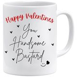 Happy Valentines Day You Sexy Bastard - Leuke nieuwigheid thee koffie drinken mok cup