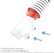 Amortisseur Carbone avant Sport blanc 270 mm Huile Gaz pour Vespa GTS 125 Super/Sport