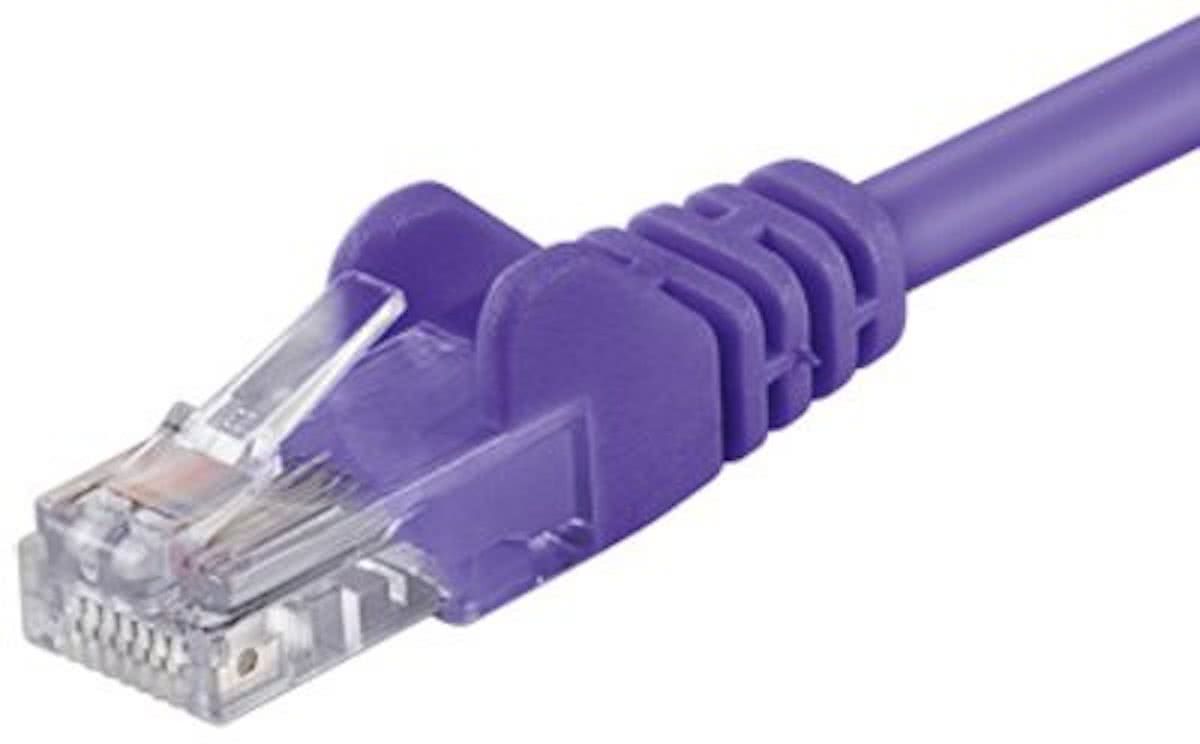 DSIT CAT5E Netwerkkabel - RJ45 - Paars - 3 m
