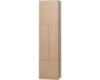 WOOOD Build Smalle Opbergkast - Walnoot Fineer - Bruin - 215x54x41