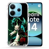Cokitec Xiaomi Redmi Note 14 4G Manga My Hero Academia Deku Versterkte hoes