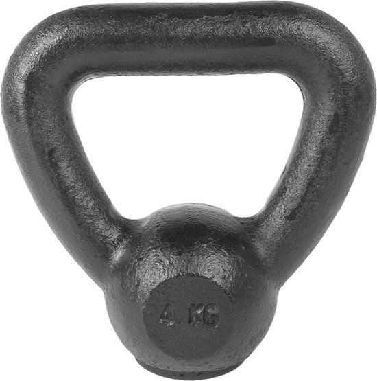 Tunturi Kettlebell - 4 kg - Zwart